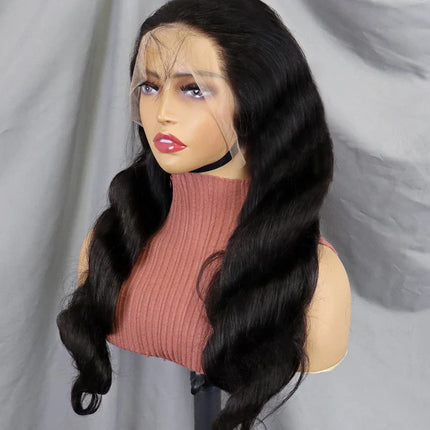 Raw 13x4 Straight Indian Hair Wigs Human Hair Full Transparent Lace Front Wigs for Black Women