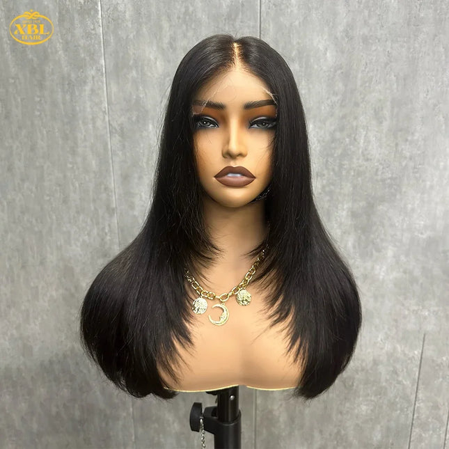 250% High Density 5X5 HD Lace Wig Frontal 16-20 Inch Virgin Human Hair Short Bob Wig Straight and Deep Wave Styles