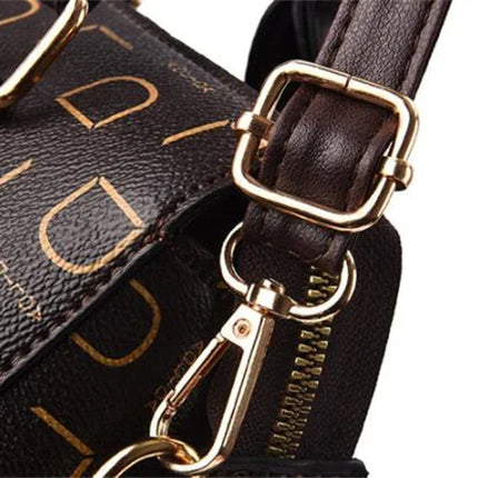 Fashion English Letter Handbag Women PU Leather Tassel Top-handle Bag Luxury Shoulder Bag Large Capacity Lady Tote Design Purse