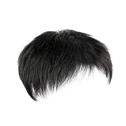 Toupee for Men, Human Hair Wigs Invisible Male Bald Patch Seamless Replacement Toupee Clip Hairpiece Wig for Daily Wear