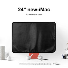 For 24 inch Apple iMac Portable Dustproof Cover Desktop Apple Computer LCD Monitor Cover with Storage Bag, 24 inch (Blue), 24 inch (Purple), 24 inch (Red), 24 inch (Black), 24 inch (Grey)