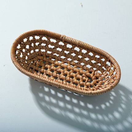 GP36 Rattan Braided Small Towel Holder Basket, Towel Holder Basket
