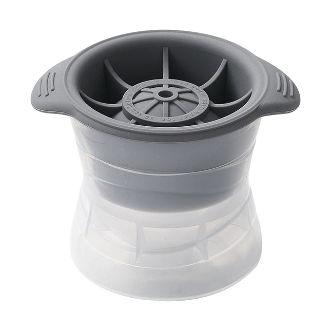 Home Spherical Ice Lattice Whisky Wine Ice Cube Maker Silicone Trays Mold with Cover