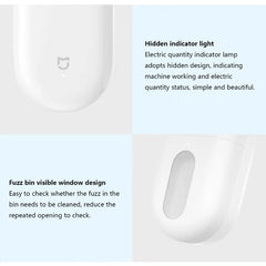 Original Xiaomi Mijia Mini Portable Shaver Wool Ball USB Charging Hair Remover Electric Lint Trimmer, Electric Lint Trimmer