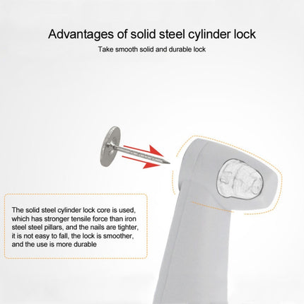 5pcs Supermarket Anti-theft Magnetic Buckle EAS Anti-theft Sound and Magnetic Button Label