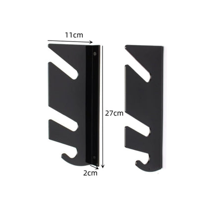 YX018 1 Pair Four-Wheel Skateboard Wall Mount Bracket, YX018