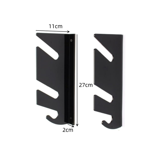 YX018 1 Pair Four-Wheel Skateboard Wall Mount Bracket, YX018