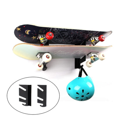 YX018 1 Pair Four-Wheel Skateboard Wall Mount Bracket, YX018