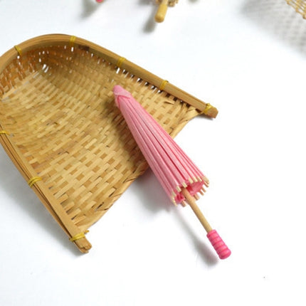 Indoor Aerial Creative Background Layout Corridor Classroom Paper Umbrella Hanging Wall Decoration, Diameter: 30cm, Diameter: 30cm