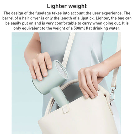 Secador de pelo eléctrico de secado rápido con iones negativos Xiaomi Mijia H301 original, enchufe estadounidense, H301 (verde), H301 (morado)