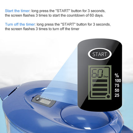 3.5L Activated Carbon Filter Kettle Water Filter with Filter Cartridge