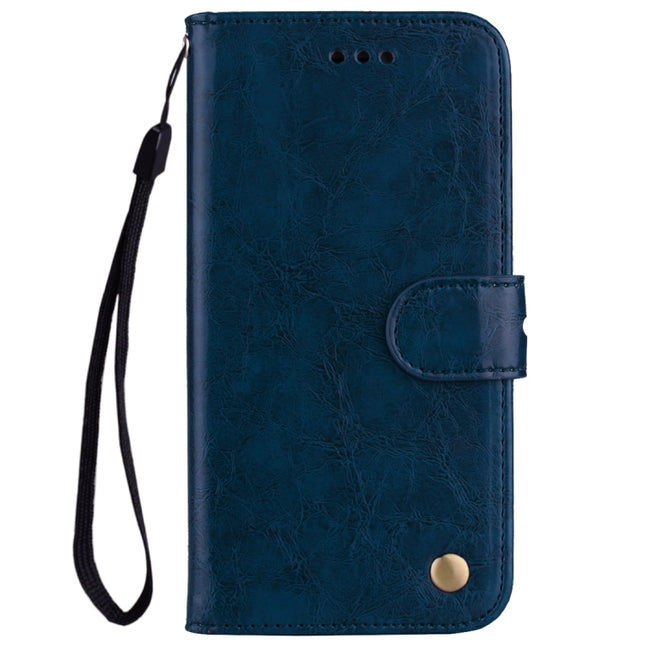 For Huawei Honor Play 7X Business Style Oil Wax Texture Horizontal Flip Leather Case with Holder & Card Slots & Wallet, For Huawei Honor Play 7X