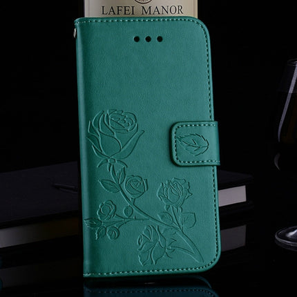 For Huawei Mate 10 Lite Rose Embossed Horizontal Flip Environmental PU Leather Case with Holder & Card Slots & Wallet, For Huawei Mate 10 Lite, Huawei Mate 10 Lite