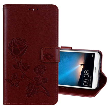For Huawei Mate 10 Lite Rose Embossed Horizontal Flip Environmental PU Leather Case with Holder & Card Slots & Wallet, For Huawei Mate 10 Lite, Huawei Mate 10 Lite