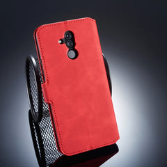 DG.MING Retro Oil Side Horizontal Flip Case for Huawei Mate 20 Lite, with Holder & Card Slots & Wallet, Huawei Mate 20 Lite