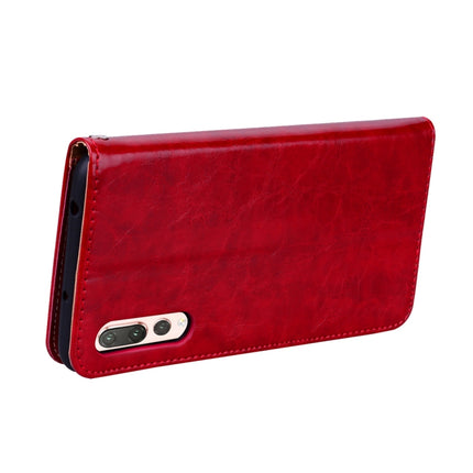 For Huawei P20 Pro Business Style Oil Wax Texture Horizontal Flip Leather Case with Holder & Card Slots & Wallet, For Huawei P20 Pro
