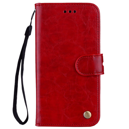 For Huawei P20 Business Style Oil Wax Texture Horizontal Flip Leather Case with Holder & Card Slots & Wallet, For Huawei P20