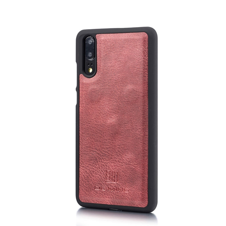 Crazy Horse Texture Flip Detachable Magnetic Leather Case for Huawei P20, with Holder & Card Slots & Wallet, Huawei P20