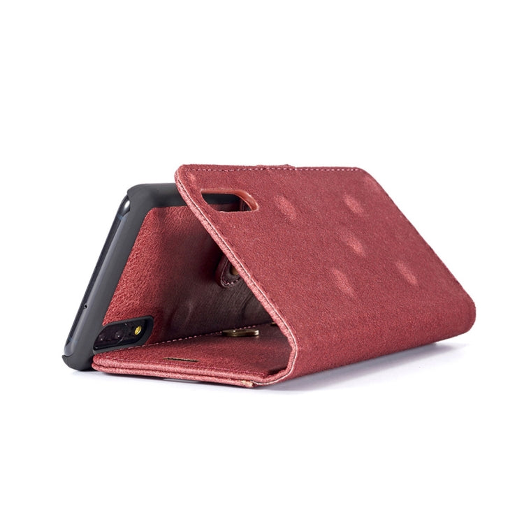 Crazy Horse Texture Flip Detachable Magnetic Leather Case for Huawei P20, with Holder & Card Slots & Wallet, Huawei P20