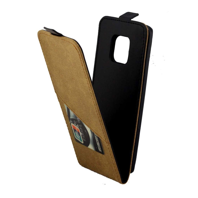 Business Style Vertical Flip TPU Leather Case for Huawei Mate 20 Pro, with Card Slot