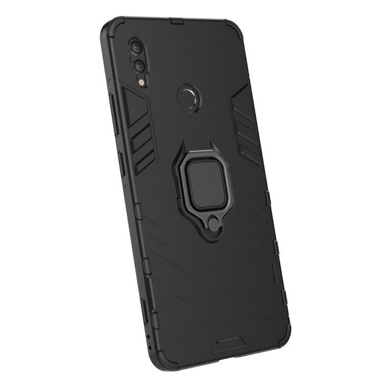PC + TPU Shockproof Protective Case for Huawei Honor Note 10, with Magnetic Ring Holder