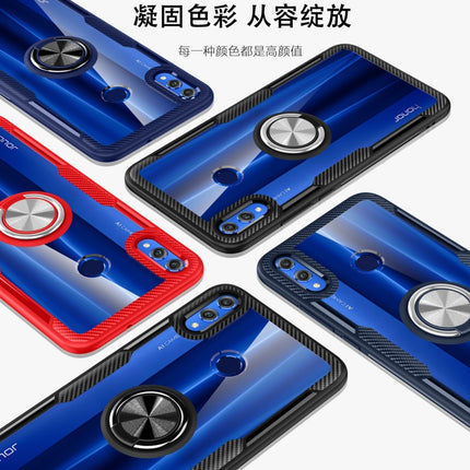 Scratchproof TPU + Acrylic Ring Bracket Protective Case for Huawei Honor 8X