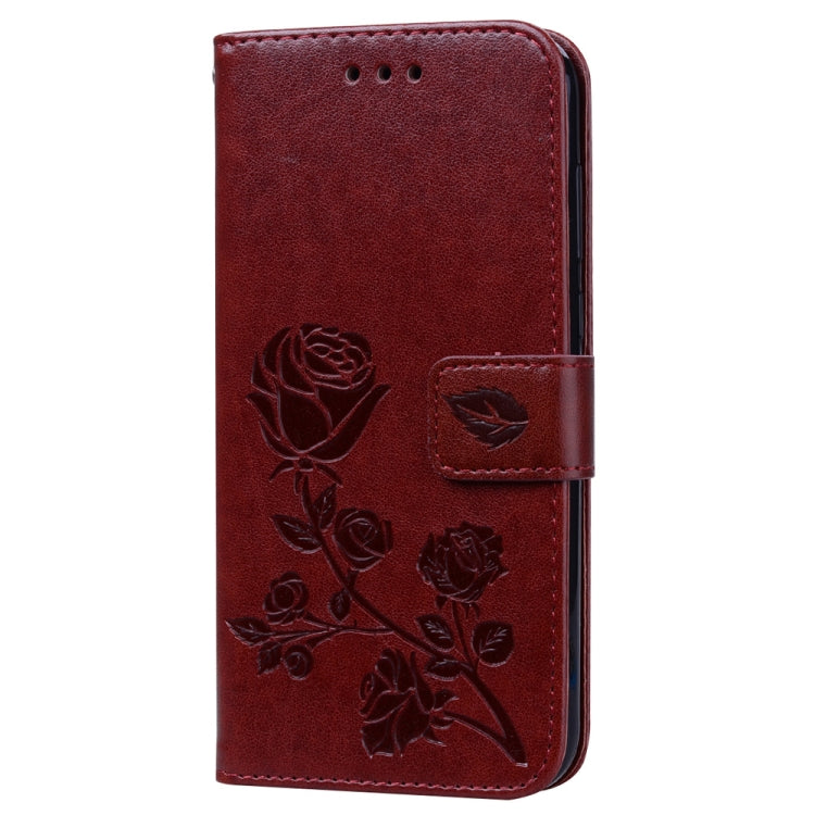 Rose Embossed Horizontal Flip PU Leather Case for Huawei Honor 8S / Y5 (2019), with Holder & Card Slots & Wallet
