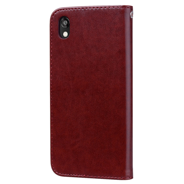 Rose Embossed Horizontal Flip PU Leather Case for Huawei Honor 8S / Y5 (2019), with Holder & Card Slots & Wallet