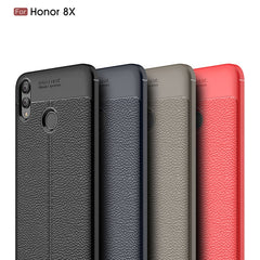 Litchi Texture TPU Shockproof Case for Huawei Honor 8X