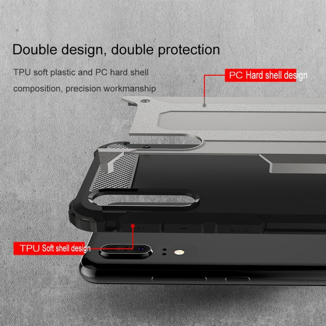 For Huawei  P20 Full-body Rugged TPU + PC Combination Back Cover Case , Huawei P20, For Huawei P20