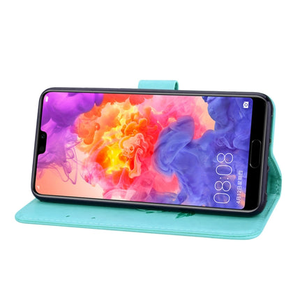 Rose Embossed Horizontal Flip PU Leather Case for Huawei P20, with Holder & Card Slots & Wallet