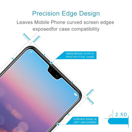 For Huawei P20 0.26mm 9H Surface Hardness 2.5D Explosion-proof Tempered Glass Screen Film, For P20