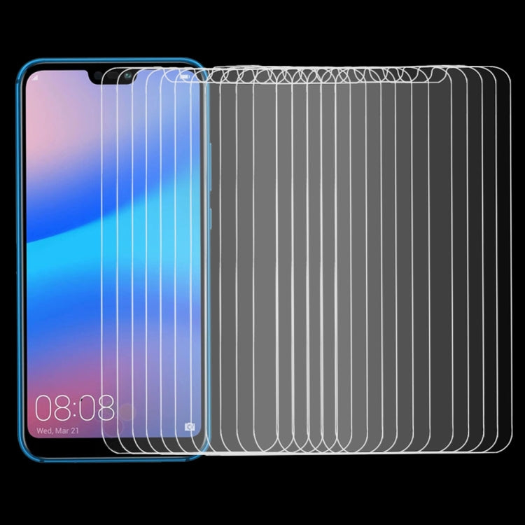 50 PCS for Huawei P20 Lite 0.26mm 9H Surface Hardness 2.5D Explosion-proof Tempered Glass Screen Film, No Retail Package