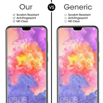 100 PCS for Huawei P20 Pro 0.26mm 9H Surface Hardness 2.5D Explosion-proof Tempered Glass Screen Film