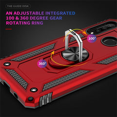 Armor Shockproof TPU + PC Protective Case for Huawei P30 Lite, with 360 Degree Rotation Holder