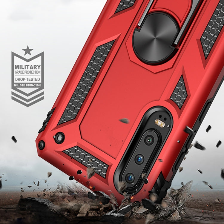 Armor Shockproof TPU + PC Protective Case for Huawei P30, with 360 Degree Rotation Holder