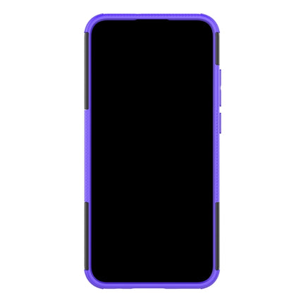 Tire Texture TPU+PC Shockproof Case for Huawei P Smart+ 2019, with Holder