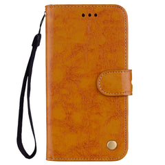 Business Style Oil Wax Texture Horizontal Flip Leather Case for Huawei Honor 8X, with Holder & Card Slots & Wallet