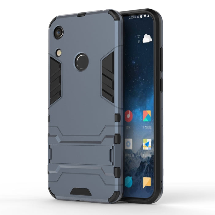 Shockproof PC + TPU Case for Huawei Honor 8A, with Holder, For Huawei Honor 8A, For Honor 8A