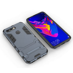 Shockproof PC + TPU Case for Huawei Honor V20, with Holder