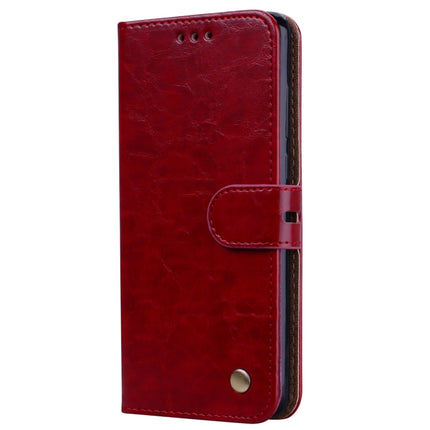 Business Style Oil Wax Texture Horizontal Flip Leather Case for Huawei P30, with Holder & Card Slots & Wallet, For Huawei P30