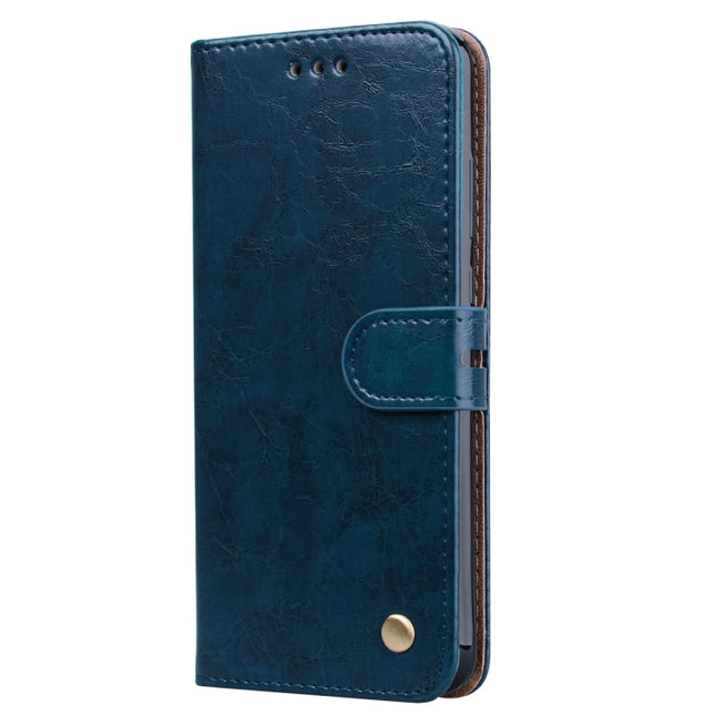 Business Style Oil Wax Texture Horizontal Flip Leather Case for Huawei P Smart 2019, with Holder & Card Slots & Wallet, For Huawei P Smart 2019