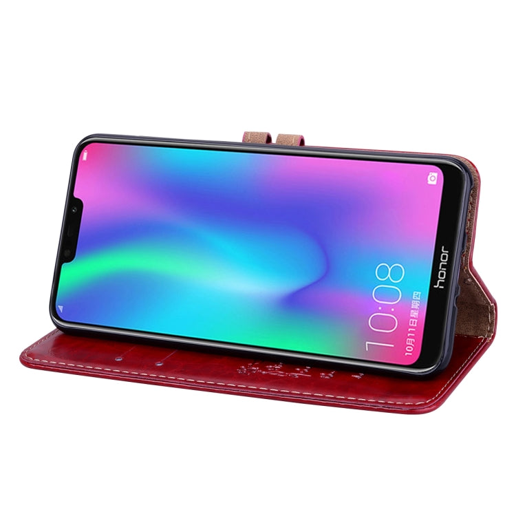 Business Style Oil Wax Texture Horizontal Flip Leather Case for Huawei Honor 8C, with Holder & Card Slots & Wallet