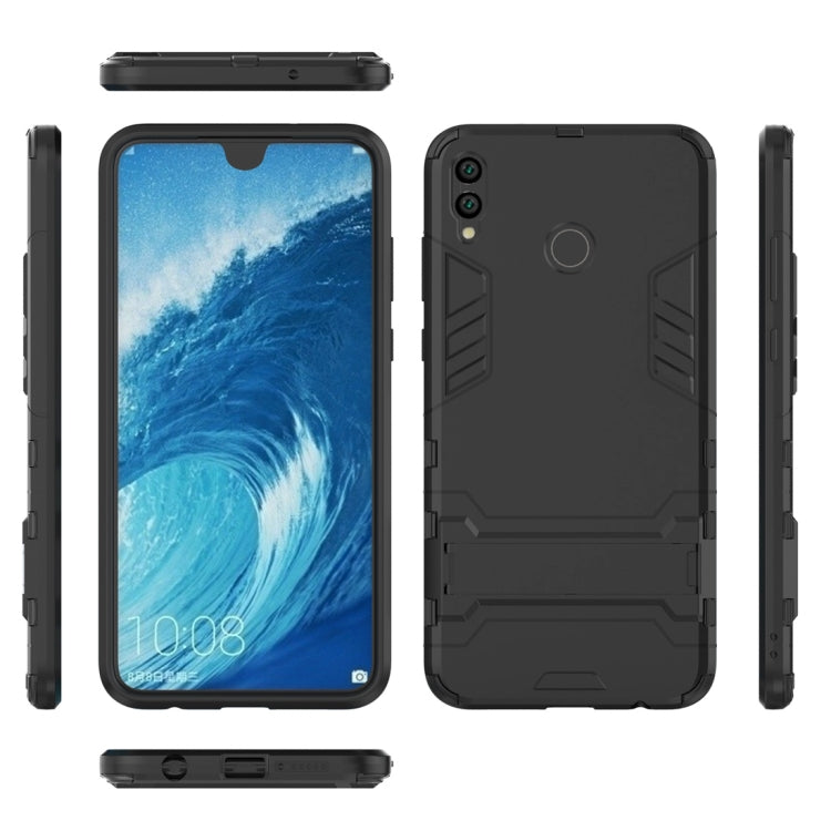 Shockproof PC + TPU Case for Huawei Honor 8X Max, with Holder