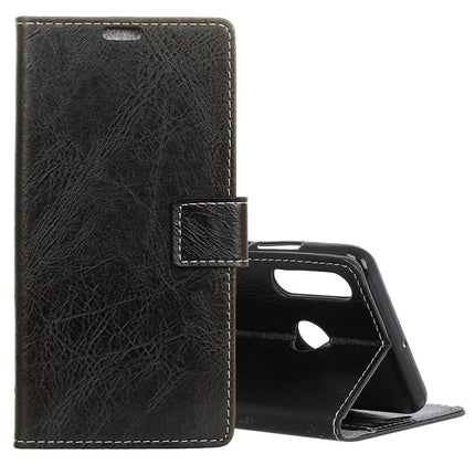 Retro Crazy Horse Texture Horizontal Flip Leather Case for Huawei P30 Lite, with Wallet & Holder & Card Slots & Photo Frame