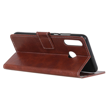 Retro Crazy Horse Texture Horizontal Flip Leather Case for Huawei P30 Lite, with Wallet & Holder & Card Slots & Photo Frame