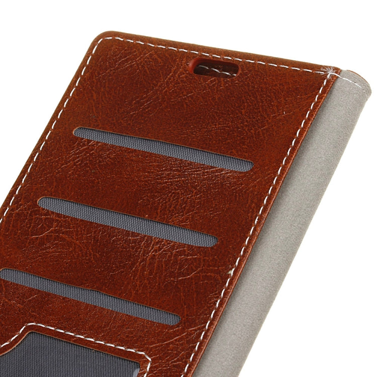 Retro Crazy Horse Texture Horizontal Flip Leather Case for Huawei P30 Lite, with Wallet & Holder & Card Slots & Photo Frame