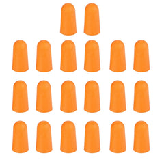 Ten Pairs Non-toxic Orange Soft Memory Foam Material Earplug for Sleeping