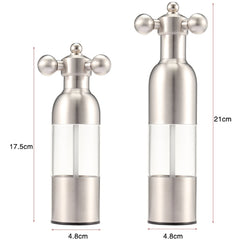 MICLAN Stainless Steel 304 Rudder Shape Grinder Pepper Grinding Machine, Size : S, S