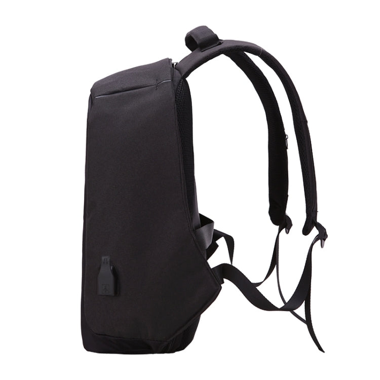 Multi-Function Large Capacity Travel Anti-theft Security Casual Backpack Laptop Computer Bag with External USB Charging Interface for Men / Women, Size: 42 x 29 x 14 cm, Black, Grey, Blue, Purple